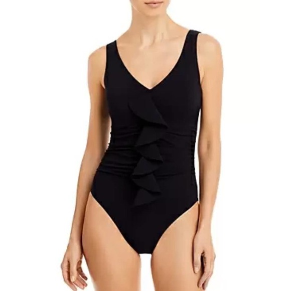 KARLA COLLETTO Ruffle Twist Aidy Ruffle Underwire One-Piece Swimsuit - Picture 1 of 6